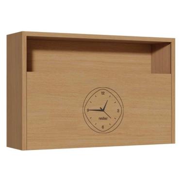 Imagem de Armário Aéreo Cozinha Modulado Condessa Com 1 Porta Basculante 120cm Carvalho Cinza