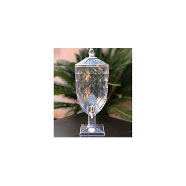 Imagem de Suqueira Diamond 4,5 Litros Acrílico Cristal com Torneira - Ideal para Servir Bebidas em Festas e Reuniões Familiares (1 Suqueira)