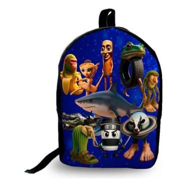 Imagem de Mochila Infantil Brainrot Turma Ideal Para Crianças Escola E Passeios 