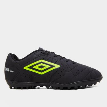 Imagem de Chuteira Society Umbro Neo Striker Unissex, Preto, Prata, 43