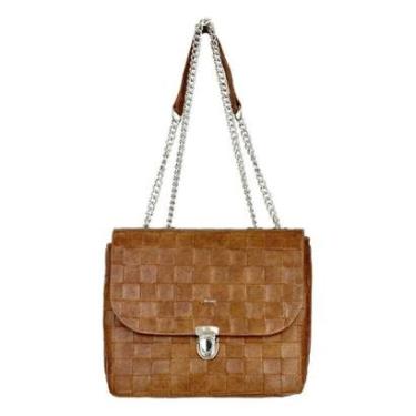 Imagem de Bolsa Feminina Transversal Média Marrom Magicc Bolsas B-234-Feminino