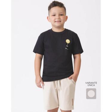 Imagem de Bermuda linho Craft cadarço funcional verão sofisticada fresca - OffWhite - Menino 4 a 10 anos-Masculino