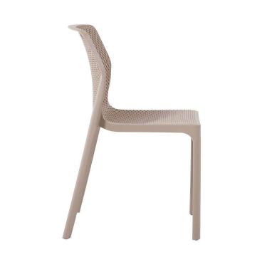 Imagem de Kit C- 4 Cadeiras Capri Estrutura Em Polipropileno Fratini Fendi