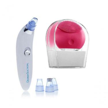 Imagem de Kit Removedor De Cravos E Espinhas E Esponja Elétrica Facial