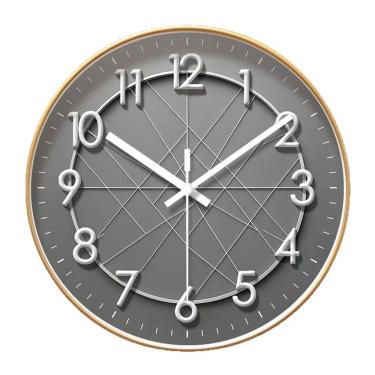 Imagem de Relógio de parede moderno minimalista de 30 cm de quartzo antiaderente