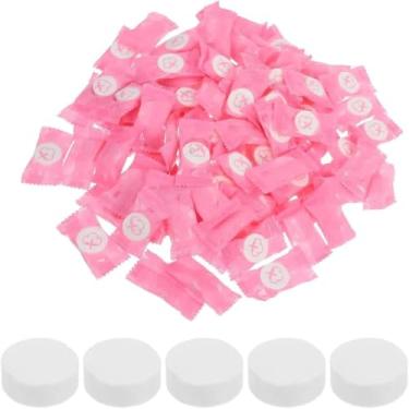 Imagem de Kit 10 Mini Toalhas de Algodão Comprimidas, Formato de Doce, Portáteis para Bolsa e Viagens