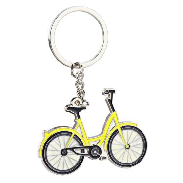 Imagem de Chaveiro Creative Bicycle Yellow Bike Pingente Chaveiro