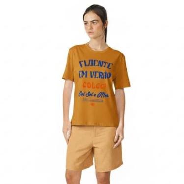 Imagem de Blusa Colcci Estampa Fluente Em Verão-Feminino