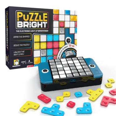 Imagem de Brainwright - Puzzle Bright - O Quebra-Cabeça Eletrônico Iluminado Para Maiores De 8 Anos. Jogos De Cérebro Para Crianças E Adultos, Jogos De Viagem, Presente De Natal Para Crianças, Adolescentes E