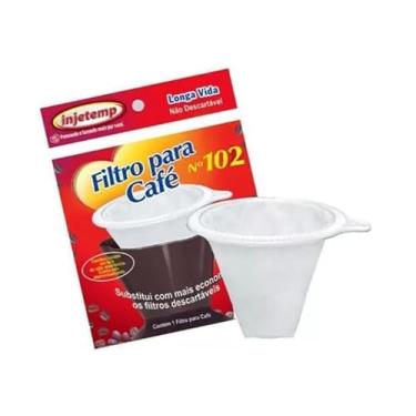 Imagem de Filtro Coador Para Café de Pano Sintetico Longa Vida Reutilizavel 103