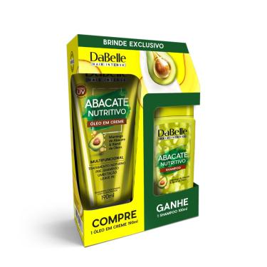 Imagem de DABELLE KIT ABACATE NUTRITIVO OLEO EM CREME  190ML + SHP 100ml