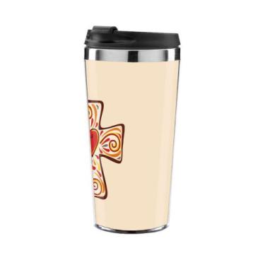 Imagem de Copo Térmico Cruz Personalizado - Inox - Belley, Copo, Inox, Copo