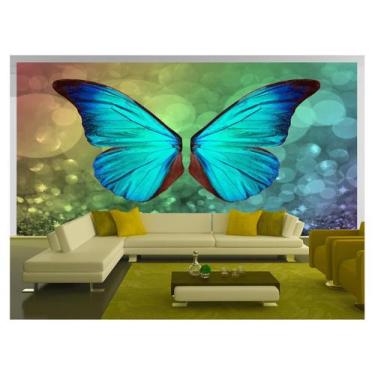 Imagem de Papel De Parede 3D Arte Asas Selfie Insta Cores 3,5M Tra271 - Você Dec