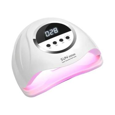 Imagem de Lâmpada UV LED Para Unhas 320W Com Sensor Automático, 72 LEDs, Secador