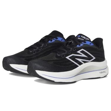 Imagem de New Balance Tênis de caminhada feminino FuelCell Walker Elite V1, Preto/índigo elétrico/violeta cinza, 5