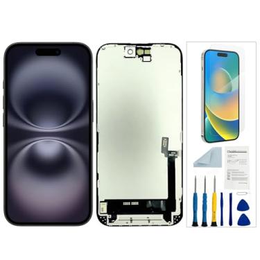 Imagem de Qinqiyue Substituição de tela LCD para iPhone 16 para iPhone 16 para iPhone 16, A3288, A3287, A3081, A3296, peças de reparo de tela sensível ao toque