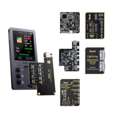 Imagem de Qianli iCopy 2.3 6 em 1 iPhone 7/8/8P/X/XR/XS/XSMAX/11 Pro Max/12/13/14/15 Pro + ID facial PM, LCD, programador e bateria EEPROM de transferência de vibrador, placa iluminadora, tom verdadeiro