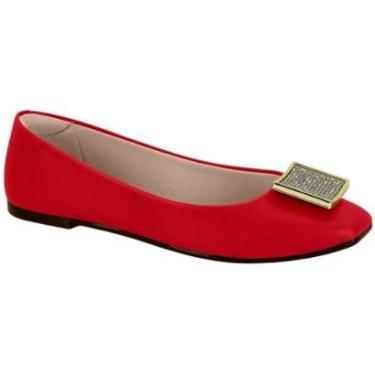 Imagem de Sapatilha Alpargata Feminina Brilhante Quadrada Conforto Moleca 5735.217.7800-Feminino