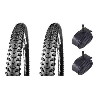 Imagem de Par Pneu Bike Levorin Excess Aro 26x1.95+ 2 Camaras 26 Kenda, 700X35