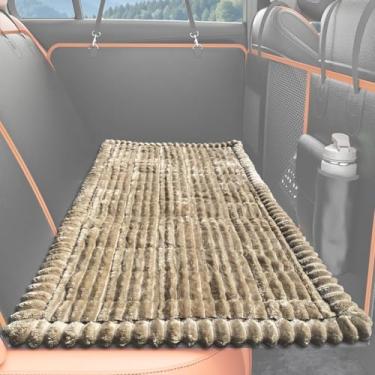 Imagem de Tapete de cama de cachorro para extensor de banco traseiro de carro, tapete antiderrapante para protetor de assento traseiro de carro, capa de sofá de cachorro peludo, cama lavável para cães de viagem