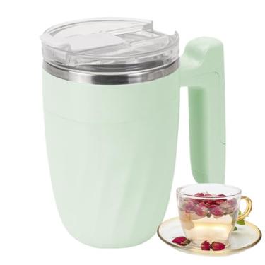 Imagem de Caneca de Agitação Automática - Caneca Automática Segura Com Base Removível | De Mistura Eletromagnética - Presente Para Casa Cozinha Chá Chocolate