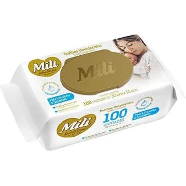 Imagem de Toalha Umedecida Mili Love & Care com 100