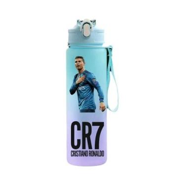 Imagem de Copo De Água Portátil De Grande Capacidade CR7 Cristiano Ronaldo Garra