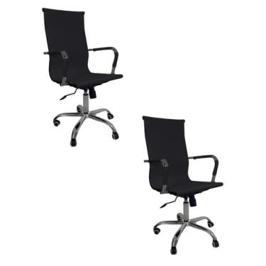 Imagem de Cadeira De Escritório Esteirinha Giratória Ergonômica Alta - Oficial W