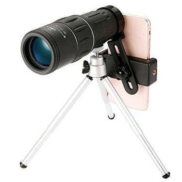 Imagem de Telescópio monocular, alta potência 16 x 52 monoculares potentes binóculos de caminhada para observação de pássaros, zoom de alta ampliação para observação de pássaros adultos ao ar livre