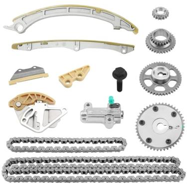Imagem de Kit de corrente EngineTiming 2,4L com ajustador de eixo de comando para Honda 2008-2012 Accord 2012-2015 Civic Crosstour 2010-2014 CR-V 2013-2015 Acura ILX TSX Substitui 14510-R40-A01 13620-RAA-A-A02