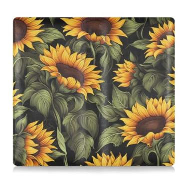 Imagem de CEBUGI Girassol porta-luvas para registro e seguro de carro, porta-luvas para organizador de documentos, 12,5 cm x 24 cm