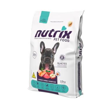 Imagem de Ração NUTRIX Premium Cães Filhotes Sabor Carne e Vegetais 15Kg