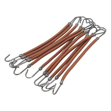 Imagem de Generic Suporte de Rabo de Cavalo, Elástico Flexível, Ferramenta de Amarrar Cabelo para Mulheres e Meninas, Estilo Fácil de Rabo de Cavalo para Namoro No Escritório, 10 Peças (Marrom)