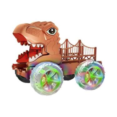 Imagem de Caminhão De Transporte De Dinossauros Para Crianças De 3 a 6 Anos Com 