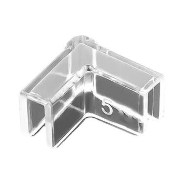 Imagem de Protetores De Canto Transparentes De Silicone Para Aquário, Conjunto D