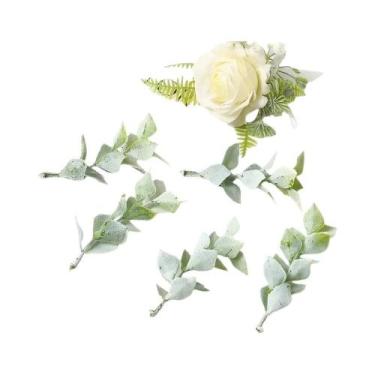 Imagem de Guirlanda De Folhas De Plantas Artificiais 10 Peças Decoração Para Cas