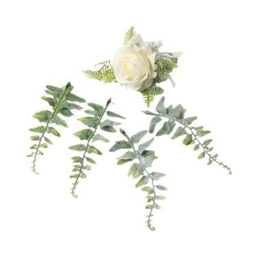 Imagem de Guirlanda De Folhas De Plantas Artificiais 10 Peças Decoração Para Cas