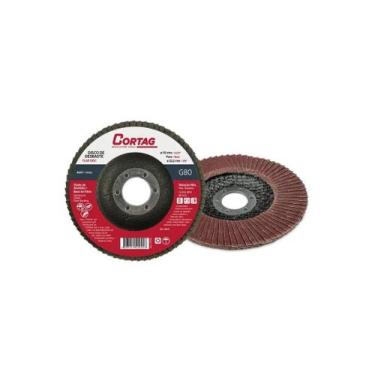 Imagem de Disco de Desbaste Flap 4.1/2'' 115mm G80 - Cortag