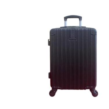 Imagem de Mala de Viagem com Rodinhas 360° Rígida com Cadeado – Tamanhos PP a G – Bagagem Resistente para Viagem(PRETO (M) - 323)
