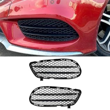 Imagem de Grade de para-choque lateral do carro Kit de corpo de grade de corrida Grade de para-choque frontal compatível com C218 CLS260 300 2015-2017 AMG Parte externa