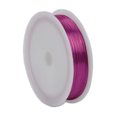 Imagem de YDJIANCAI Fio de artesanato de alumínio macio e dobrável de 0,3 mm para fabricação de joias, embrulho de arame, miçangas - rolo de 50 m para escultura, modelagem, arranjos florais, suprimentos de