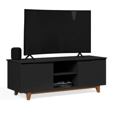 Imagem de Rack / Bancada FL Para TV Até 55'' Estilo Retrô Com Estrutura dos Pés 