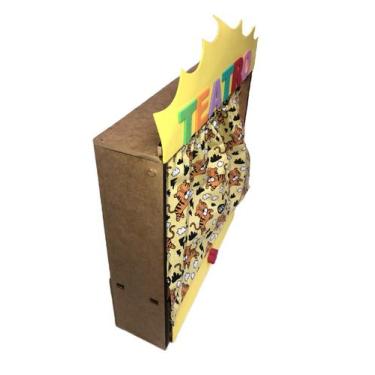 Imagem de Teatro para dedoche - Criativa Materiais Educativos, Amarelo