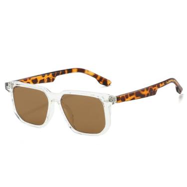 Imagem de Óculos de Sol UV400 - Jelly Color Gradient Rebites Punk para Homens e Mulheres, Esportes ao Ar Livre, Corrida, Ciclismo, Transparentes