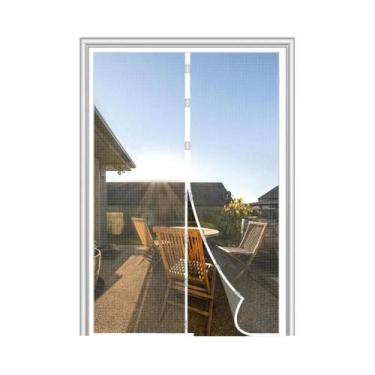 Imagem de Tela Mosquiteira Magnética Sem Furo Para Porta, Cortina Com Fechamento