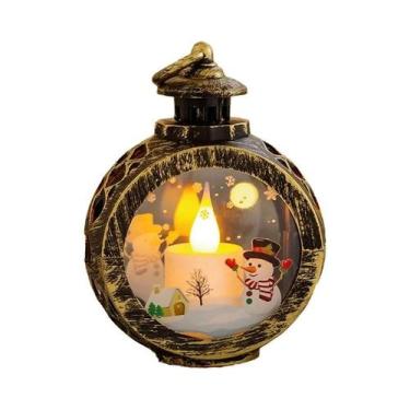 Imagem de Lanterna De Natal LED Portátil, Decoração De Pendente Com Luzes De Ven