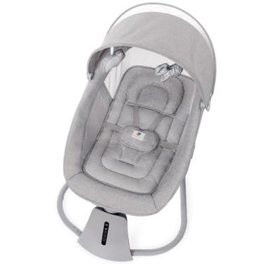 Imagem de Mastela Cadeira 3 em 1 Sensor de Movimento Balanço Automático Aura Deluxe Cinza