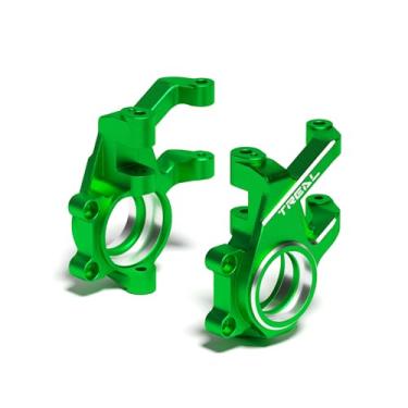 Imagem de TREAL 7075 Aluminum Front Steering Knuckles for Traxxas FUNCO 8S VXL 1:6 Sand Car(Green)
