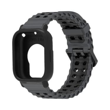 Imagem de Pulseira De Silicone Bicolor Para Redmi Watch 5 Active Lite Ocean Com 