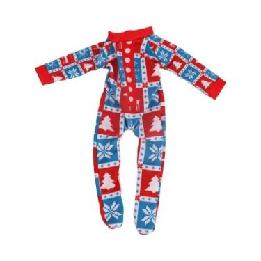 Imagem de Body Com Estampa De Natal Para Boneca De 30cm, Presente De Brinquedo P